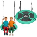 STORKS NEST GARDEN SWING 110CM XXXL GREEN