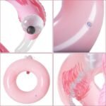 SWIMMING RING 76x76CM FLAMINGO GLITTER 35660 - Image 4
