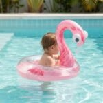 SWIMMING RING 76x76CM FLAMINGO GLITTER 35660 - Image 5