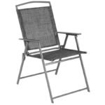 SYDNEY FOLDING GARDEN CHAIRS 55X68X91CM SET OF 2 - Image 2