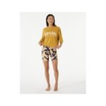 T-Shirt RIP CURL Seacell Crop Heritage Tee yellow - Image 2