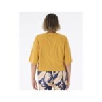 T-Shirt RIP CURL Seacell Crop Heritage Tee yellow - Image 5