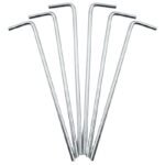 TENT PEGS 18CM SET 6 PCS METAL ENERO CAMP - Image 2