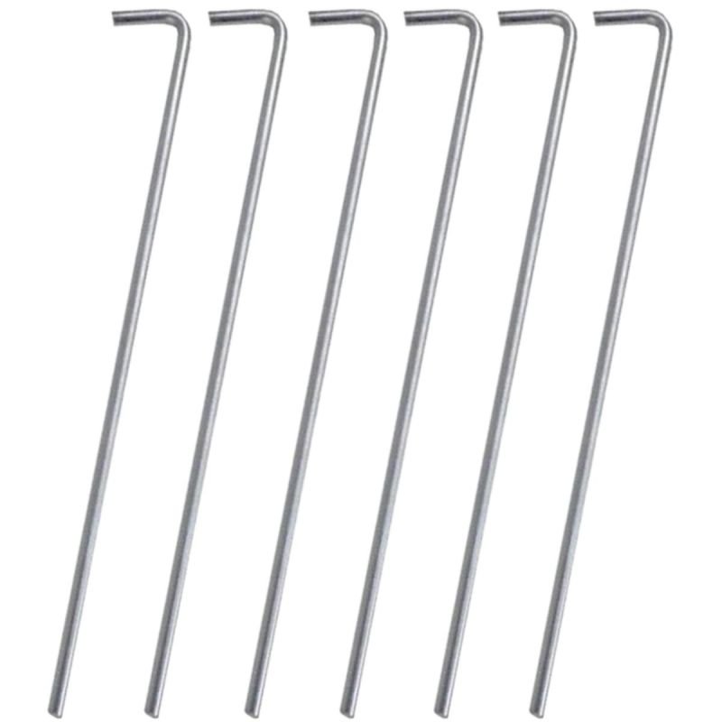lupin-wear-ca-tent-pegs-23-cm-set-of-6-metal-camp-active-2854882 TENT PEGS 23 CM SET OF 6 METAL CAMP ACTIVE - Image 1