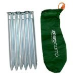 TENT PEGS 23CM SET 6 PCS METAL - Image 3