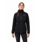 The North Face womens windbreaker outdoor trekking jacket black lightweight