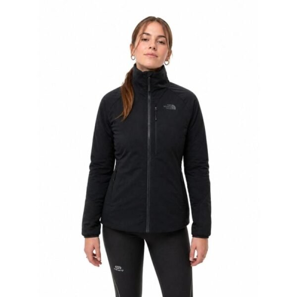 The North Face womens windbreaker outdoor trekking jacket black lightweight