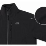 The North Face womens windbreaker outdoor trekking jacket black lightweight - Image 3