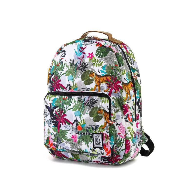 lupin-wear-ca-the-society-pack-xclassic-backpack-multicolor-jungle-allover-181cpr702-90-2947474 THE SOCIETY PACK XCLASSIC BACKPACK MULTICOLOR JUNGLE ALLOVER 181CPR702-90 - Image 1