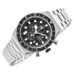 TIMEX Q Timex 3-Time Zone Chronograph TW2V69800 Mens Watch + BOX - Image 2
