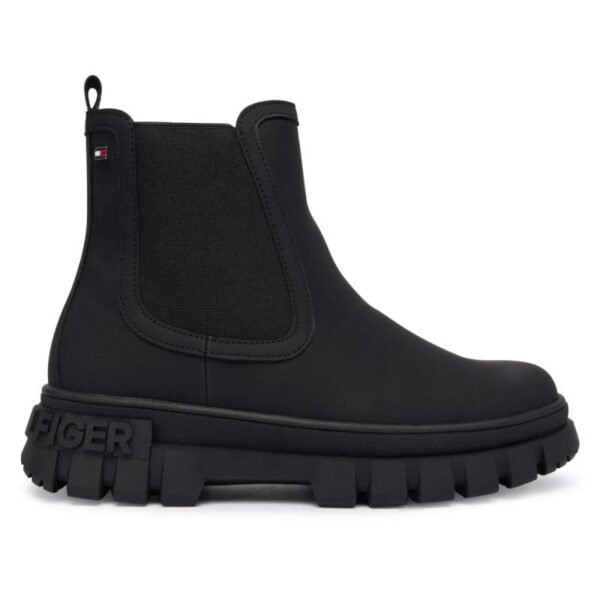 Tommy Hilfiger Womens Chelsea Boots T3X5-34130-1355999 BLACK