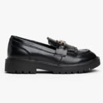 Tommy Hilfiger womens loafers LOW CUT SHOE T3A4-34011-1453999 999 BLACK
