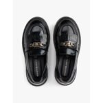 Tommy Hilfiger womens loafers LOW CUT SHOE T3A4-34011-1453999 999 BLACK - Image 6