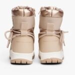 Tommy Hilfiger Womens Snow Boots T3A5-34052-1474591 Bronze - Image 3