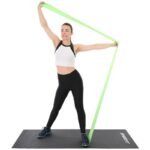 TRAINING TAPE FOR PILATES EXERCISES 2000x150x0.25MM 5-8KG YELLOW - Image 8