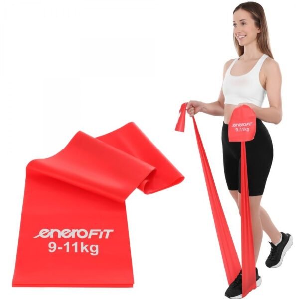 TRAINING TAPE FOR PILATES EXERCISES 2000x150x0.30MM 9-11KG RED