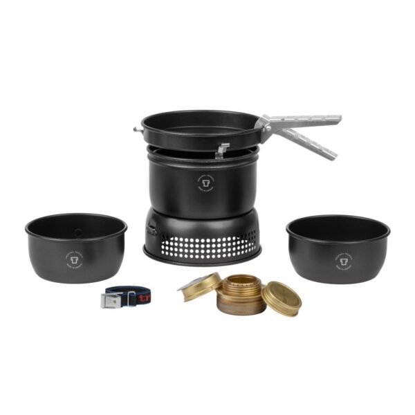 Trangia Stove 37-5 UL/BL alcohol stove travel set, black