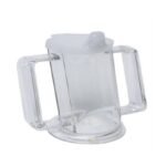 Transparent mug for the disabled