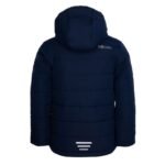 Trollkids Kids Hemsedal Snow Jacket XT Waterproof Hooded Ski Jacket Navy Blue (513-164) - Image 2