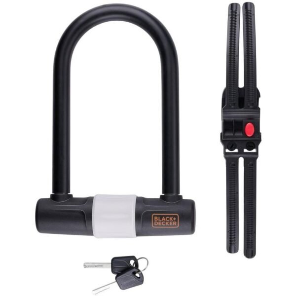 U-LOCK BIKE LOCK 140X250mm BLACK+DECKER