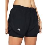 Under Armour Fly By 2in1 Shorts W 1382440-001 - Image 3