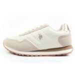 US Polo Assn sports shoes sneakers womens fashionable comfortable ecru - Image 2