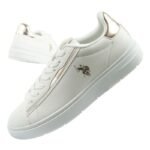 US Polo Assn sports shoes sneakers womens fashionable comfortable white