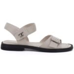 Vinceza 26-62303 beige womens leather sandals - Image 2