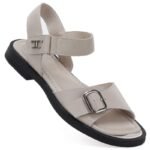 Vinceza 26-62303 beige womens leather sandals