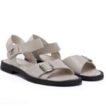 Vinceza 26-62303 beige womens leather sandals - Image 4