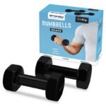 Vinyl dumbbells 2x4kg Spokey Shape SPK-943106 - Image 2