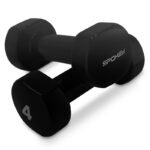 Vinyl dumbbells 2x4kg Spokey Shape SPK-943106 - Image 6