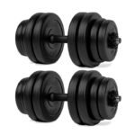 VIRTUFIT ADJUSTABLE DUMBBELL SET - VINYL - 2 X 14 KG - Image 5