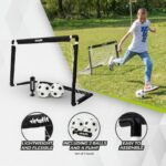 VIRTUFIT CHILDRENS SOCCER GOAL SET WITH 2 BALLS AND PUMP - SOCCER GOALS - 92 - Image 5