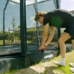 VIRTUFIT GARDEN TRAMPOLINE FOR BUILDING IN 213 x 305 CM WITH NET - Image 8