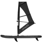 VIRTUFIT SUP SURFER 305 BOARD WITH SAIL AND ACCESSORIES BLACK - Image 3