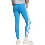 Womens adidas Essentials 3-Stripes Leggings Blue KC5179 - Image 3