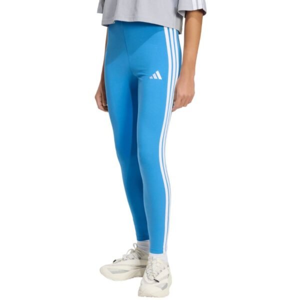 Womens adidas Essentials 3-Stripes Leggings Blue KC5179