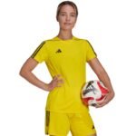 Womens adidas Tiro 23 League Jersey Yellow HR4614 - Image 3
