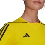 Womens adidas Tiro 23 League Jersey Yellow HR4614 - Image 7