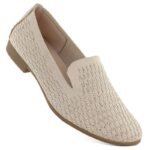 Womens beige lords shoes with zircons Bugatti TT2N4205