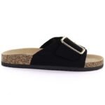 Womens black beach flip-flops Potocki GN17309 - Image 2