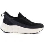 Womens black platform sneakers Kobbo Vinceza 102421 - Image 2