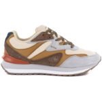 Womens brown leather sneakers McArthur MA253W