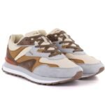 Womens brown leather sneakers McArthur MA253W - Image 4