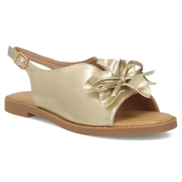 Womens gold flower sandals Filippo DS7891
