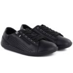 Womens leather barefoot shoes, openwork, black, Gino Fabiani OL38-6 - Image 4