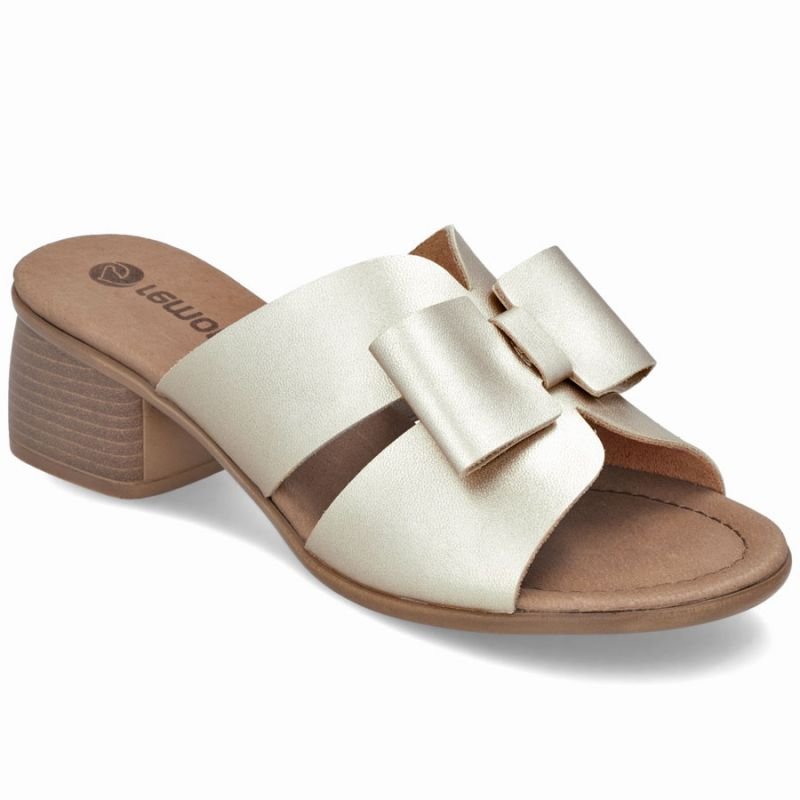 lupin-wear-ca-women-s-leather-slides-on-a-block-gold-remonte-r8759-90-1503727 Womens leather slides on a block, gold Remonte R8759-90 - Image 1