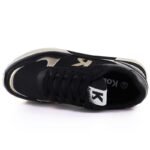 Womens leather sports shoes black Kobbo 100102 - Image 3