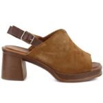 Womens leather suede high-heeled sandals Vinceza 26-39995 - Image 2